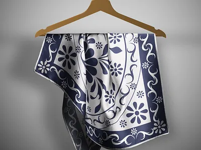 Silk Scarf Design branding graphic design
