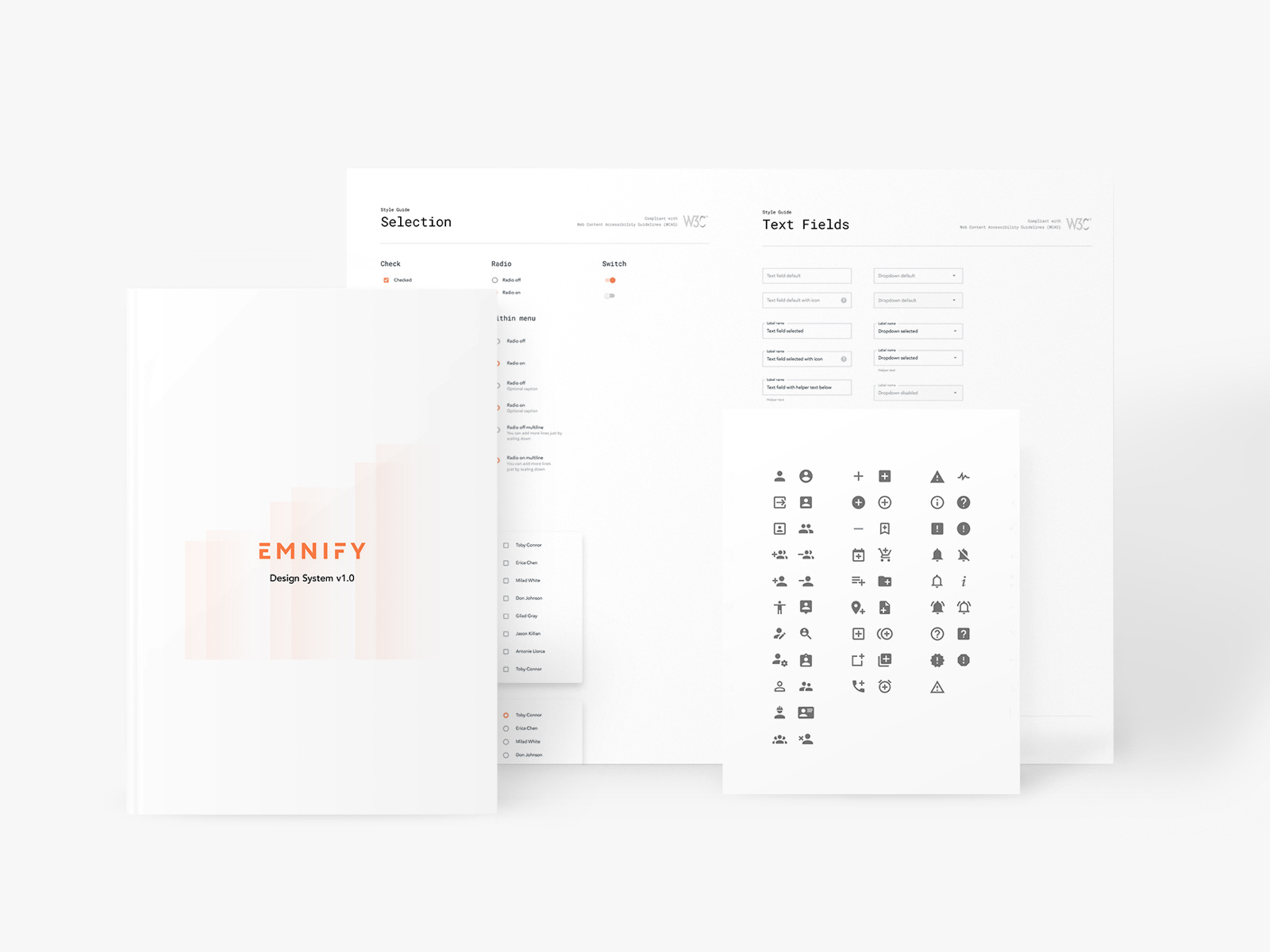 Style guide/Design System for the SaaS web app by Alex Gilev on Dribbble