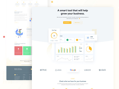 ECAX Ltd - Landing Page dashboard design free freebie illustration istiakui landing page minimal product landing page saas saas dashboard saas design saas landing page saas website task task management ui userinterface ux website
