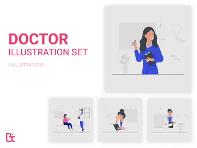 Doctor illustration set blend tool studio design doctor doctor illustration dribbble dribbble best shot flat flat illustration free illustration free illustration set graphic design illustration illustration set lifestyle lifestyle illustration onboard typography vector vector illustration woman