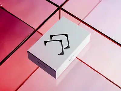 Packaging for Toward box brand branding design fashion glass identity logo logotype packaging pink red symbol white