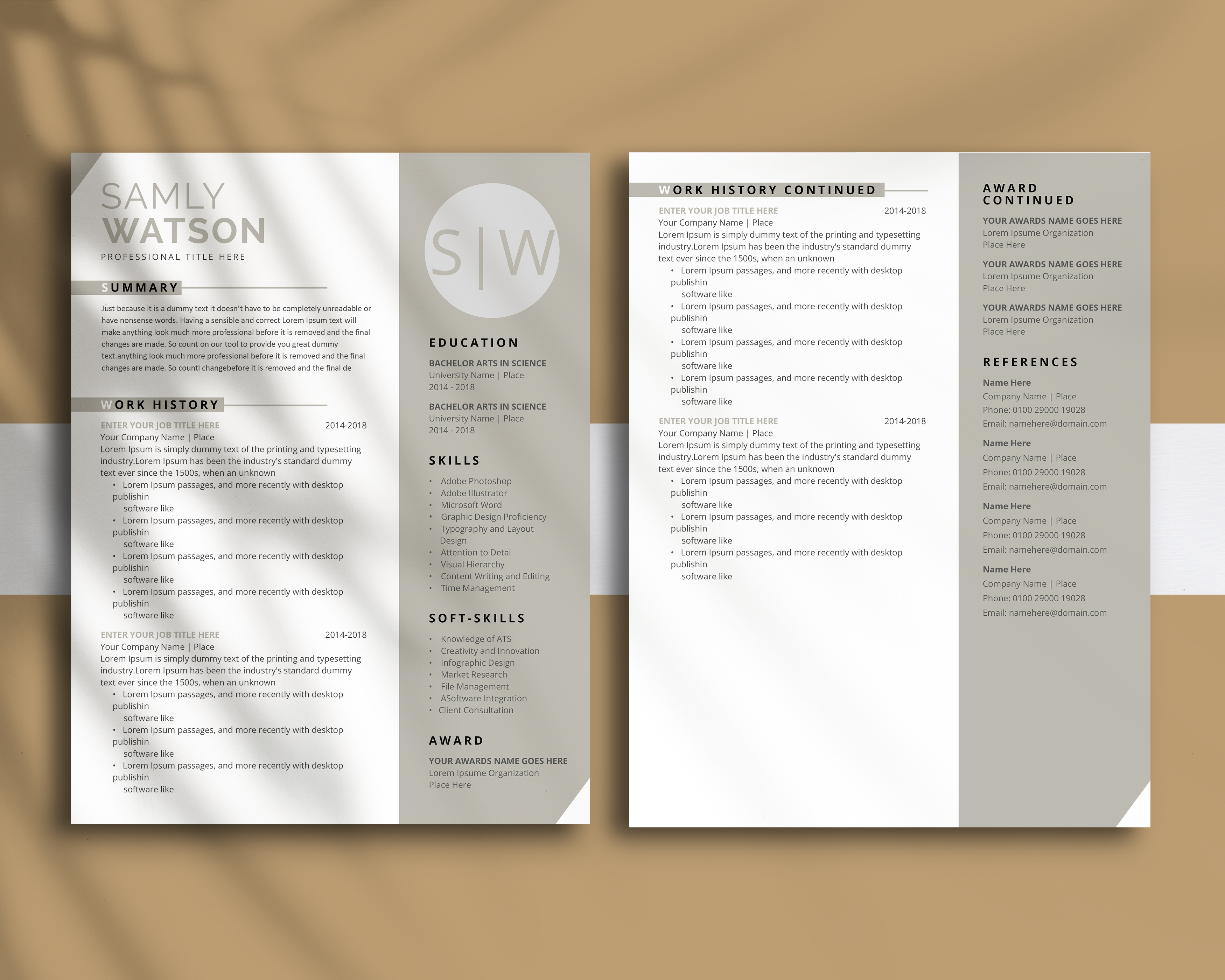 Simple Professional CV Resume cv writing expert.