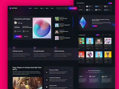 NFT Marketplace Website Design agency agency website company website design development digital marketing ecommerce website minimal website photographer website php portfolio website product website web design web development website builder agency website design website design agency website developer website layout wordpress