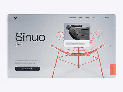 Minimalist Chair Showcase – Elegant E-Commerce Design bestwebdesign brandidentity branding creativedirection design designinspiration designmatters desktop digitalexperience e shop ecommercedesign figmadesign minimaldesign onlineshopping productpage shopifydesign uiux ux web webflow