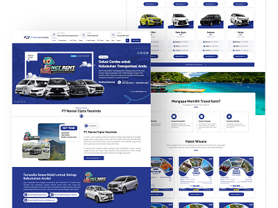 NCT Rent - Rentals & Tourism Solution Website branding design graphic design ui ux