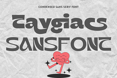 Free Font - Taygiacs branding graphic design illustration taygiacs font family unique ligature font unique style