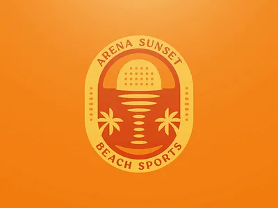 Beach Tennis logo animation badge beach beach tennis brand design graphic design logo motion graphics summer sun vector