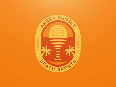 Beach Tennis logo animation badge beach beach tennis brand design graphic design logo motion graphics summer sun vector