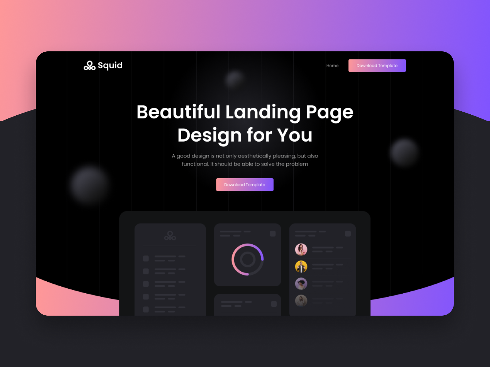 Free Figma Design kit / Template SAAS - Squit by inkyy.com by inkyy on ...