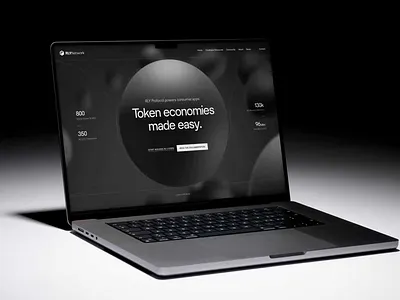 RLY Network Homepage animation blockchain clean crypto dark landing page layout minimal transition vietnam web design website