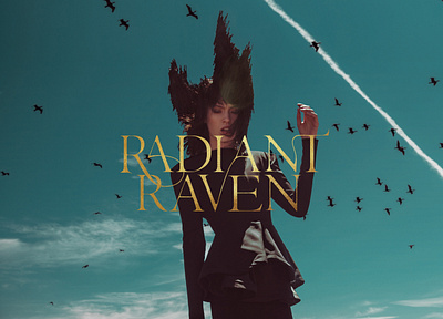 Radiant Raven brand branding design illustration logo packaging packaging design spa typography website