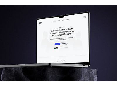 Design Services Agency Landing Page agency agency design branding design studio hero landing page ui web design