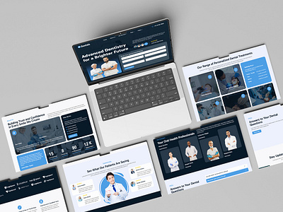 Elevating Smiles with Advanced Dental Care😊🦷 agencycreatives design illustration ui uiux userinterface webdesign webdevelopment website