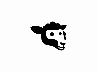 Cute Sheep Head Logo Design animal branding design emblem farm friendly icon identity illustration lamb logo mark mascot sheep simple symbol vector wool