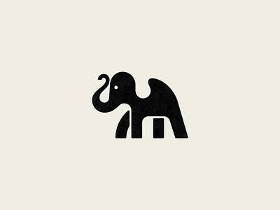 Minimal Elephant 🐘 animal animal logo branding designer elephant graphic design illustration logo mark minimal logo symbol