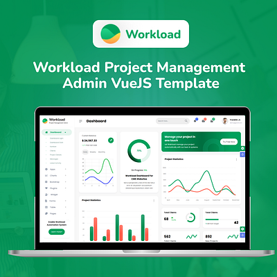 Workload - Vue Js Project Management Admin Template logo