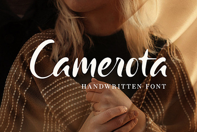 Camerota Handwritten Font Free Download colorful design font modern