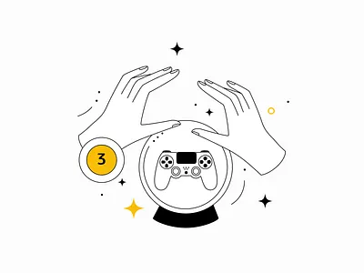 Real-Time Control (Gamification) V2 boardgame branding design game graphic graphic design hands icon illustration logo magick play tarot typography ui vector