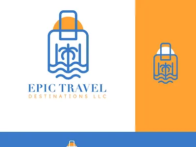 Tour/Travel Logo Brand brand identity branding concept creative logo destination graphic design logo minimal modern sunset tour travel vector