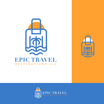 Tour/Travel Logo Brand brand identity branding concept creative logo destination graphic design logo minimal modern sunset tour travel vector