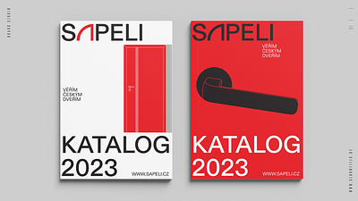 SAPELI — door manufacturer / catalog redesign branding catalog design identity illustration logo redesign typography vector