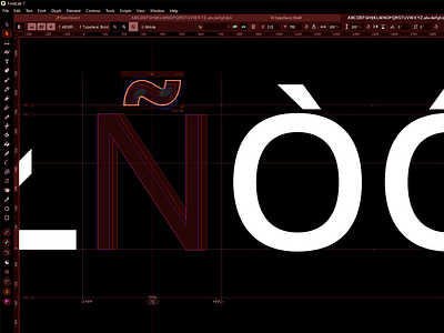 Type Design 22 2d art artwork design font fontlab graphic design lettering modern type design typeface typography vector