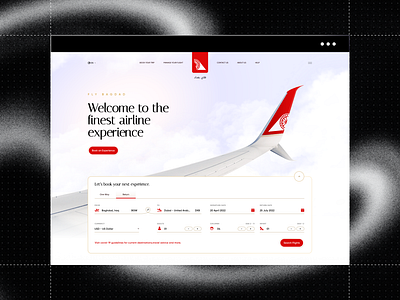 Fly Baghdad Website Design agency branding design design agency graphic design illustration logo ui ux vector