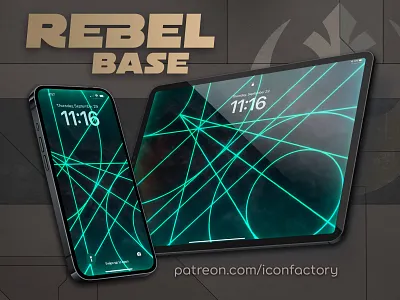 Rebel Base Wallpaper andor fantasy high tech home screen ios lock screen louie mantia patreon scifi star wars television wallaroo wallpaper