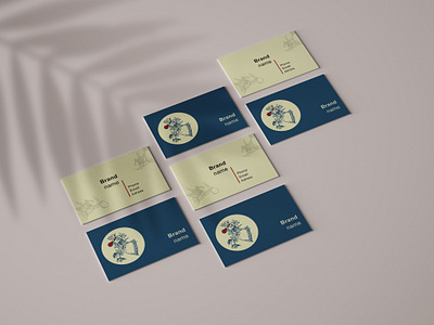 Business card branding graphic design logo