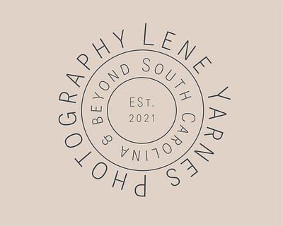 SC photographer branding design graphic design logo typography