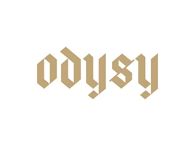 Odyssey branding cosmetics design graphic design logo skincare typography