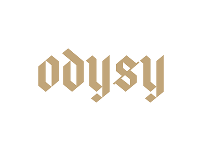 Odyssey branding cosmetics design graphic design logo skincare typography