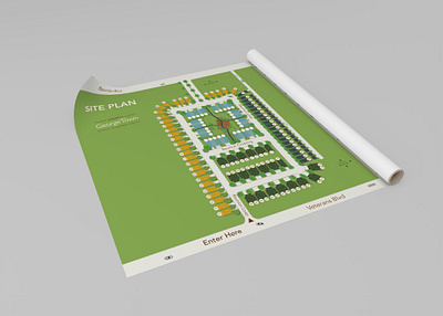 Real Estate Site Plan corporate corporate design design graphic design illustration layout print print design real estate