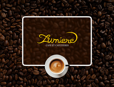 Lumiere - Cafe et Cafetieres ad branding design graphic design illustration logo logos photo manipulation ui vector