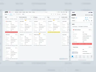 Jobflo Project List - Manage your Solar Project Efficiently