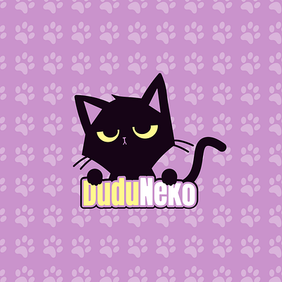 DuduNeKo es una marca personal de Bombones. bombones cuba dise gato graphic design hc aldazabal logo marca neko logo