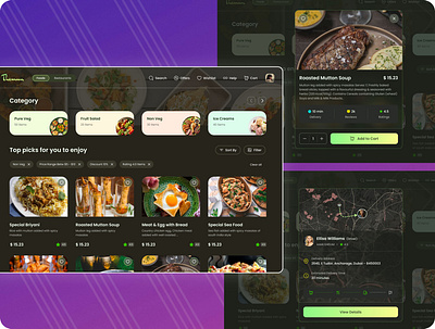 Food Delivery Web App ui