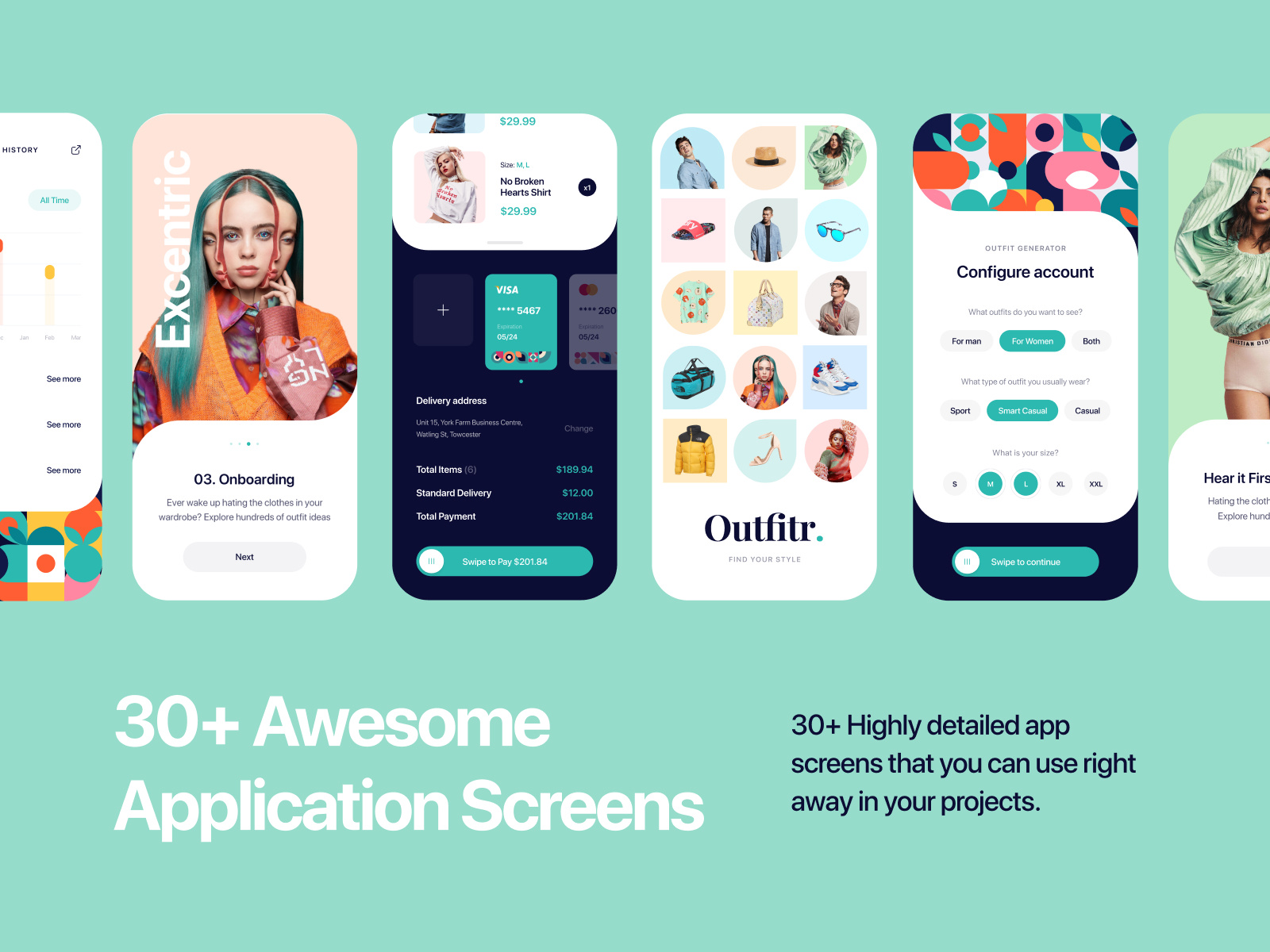 Outfitr - Fashion UI Kit - Sketch, Figma, XD by Mihai Petrea for Flexin ...