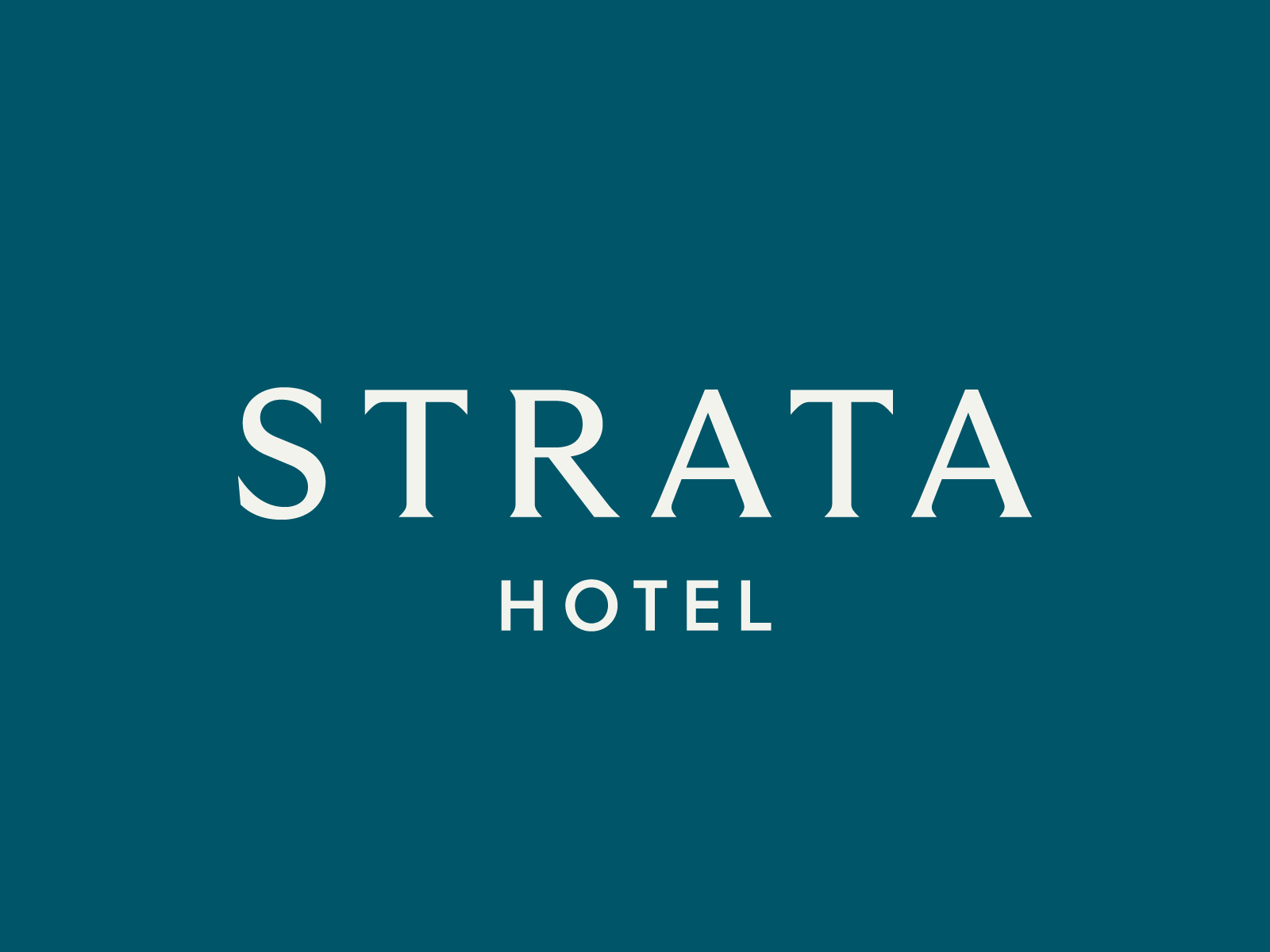 Example of Strata Hotel Wordmark