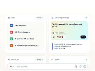 AI Agent Chat UI – Smart, Context-Aware Conversations agentic agentic ai agents ai ux chat interface chatgpt conversational ui product design ui design