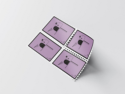 Postage Stamp graphic design