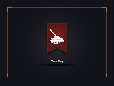 Tank Flag Icon flag game graphic design icon minimal tank ui