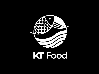 KT Food - for Sale branding circle fish food jumping kt kt food ldk le dang khoa logo ocean proposal river saigon sea food vietnam