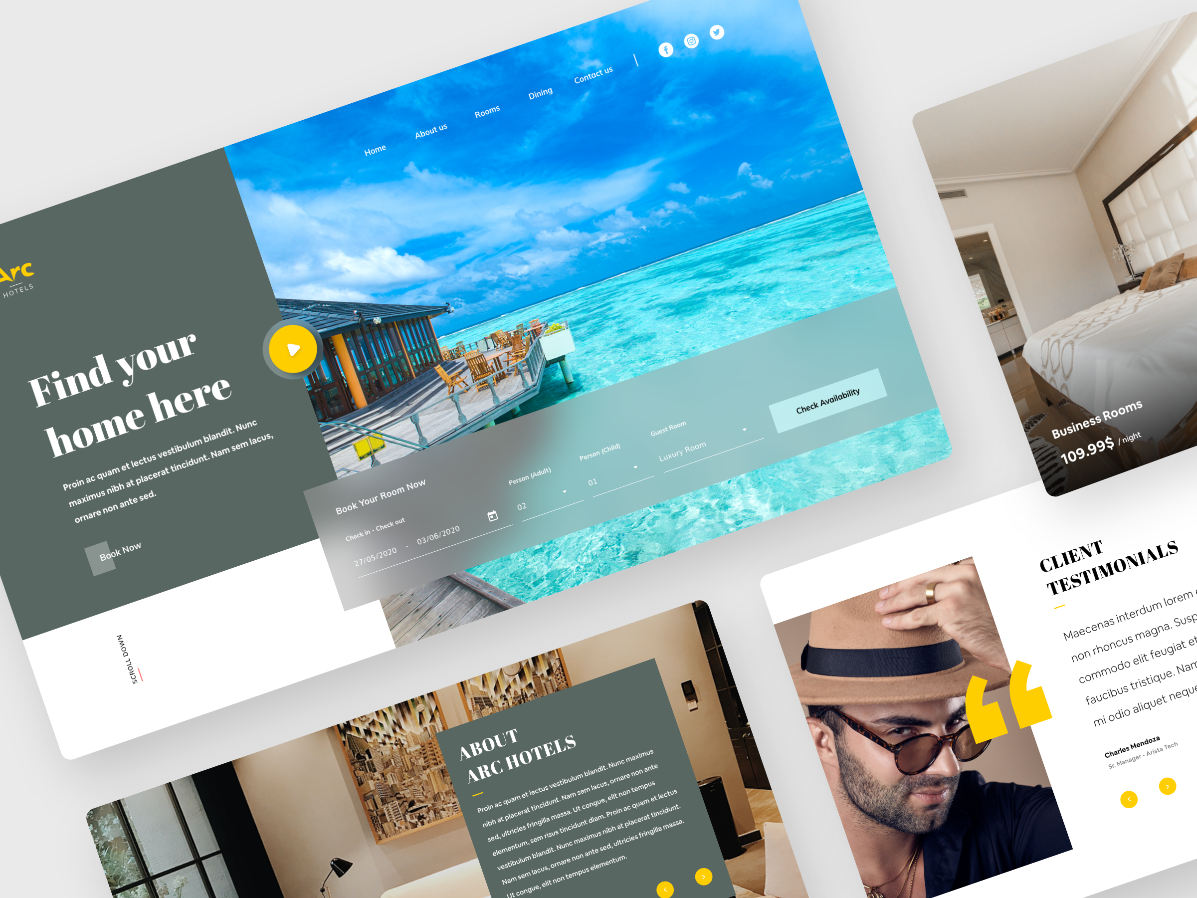 Example of Website Design + Development 