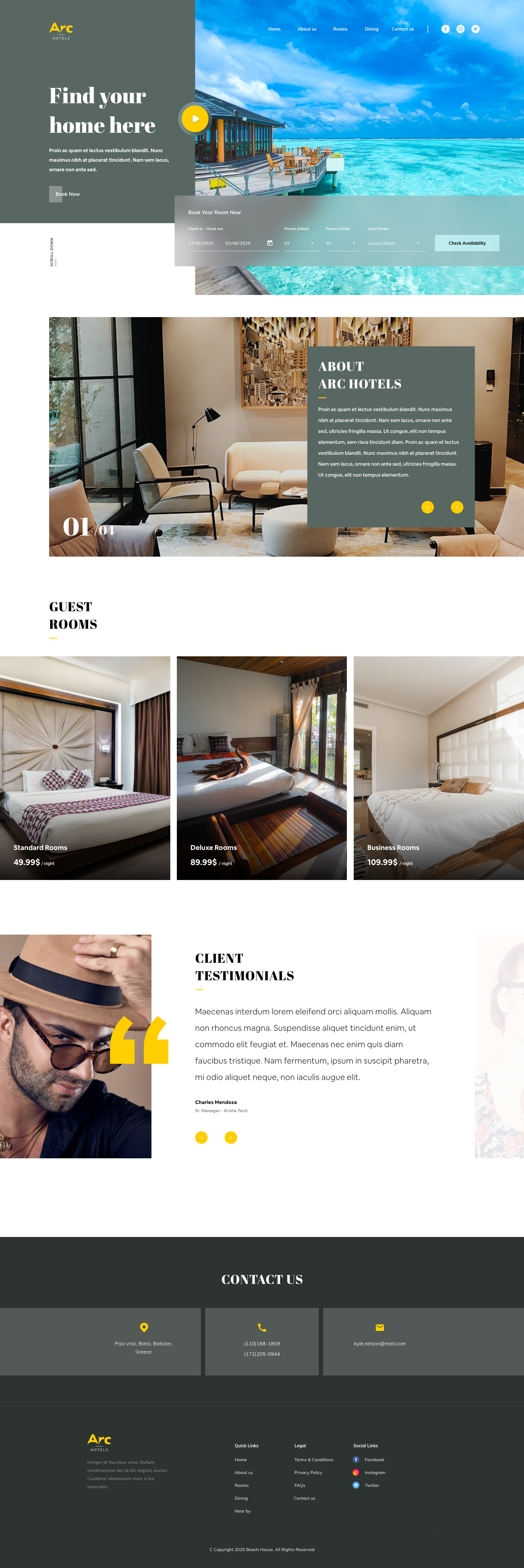 Example of Website Design (5 Pages) 🎨