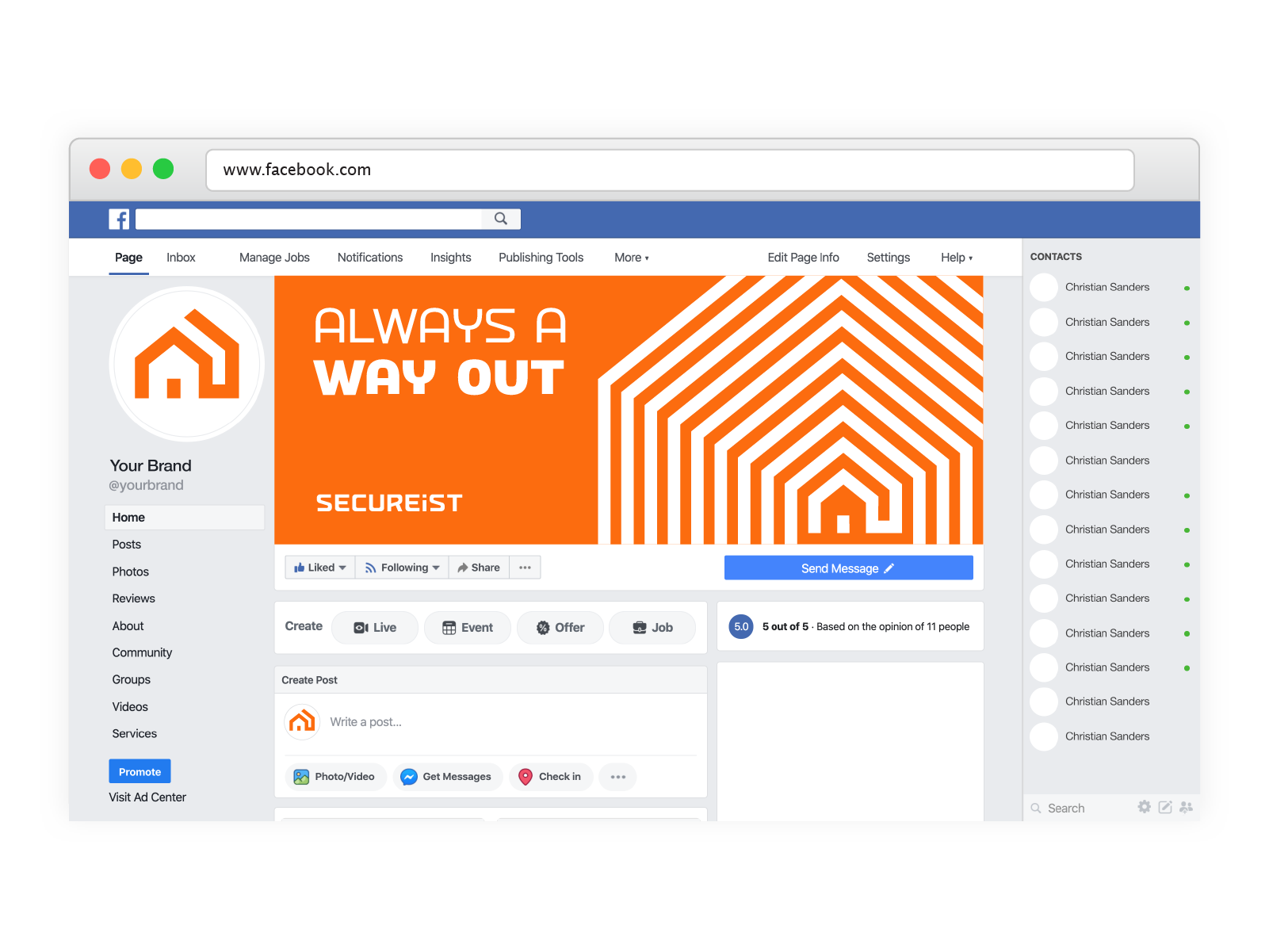 Example of Social Media Branding