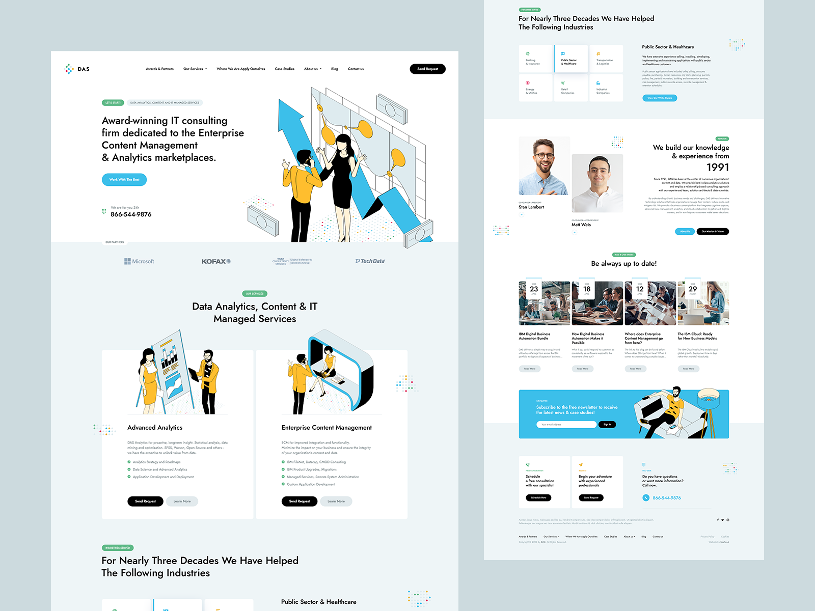 Example of Wordpress Web Design + Development