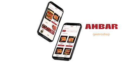 UX/UI Design (Ambar Gastroshop) ui