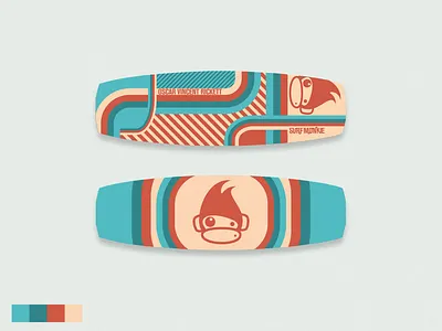 Custom Kitesurf Board Design board custom design illustraion kitesurf