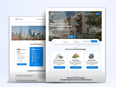 Livelo – Real Estate Website UI Design branding graphic design logo real estate ui webdesign